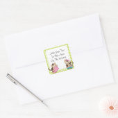 Aangepaste Monkey Slumber Party Stickers (Envelop)