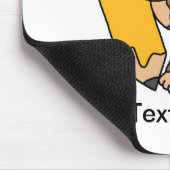 Aangepaste monnikspotlood Mousepad - Muismat (Hoek)