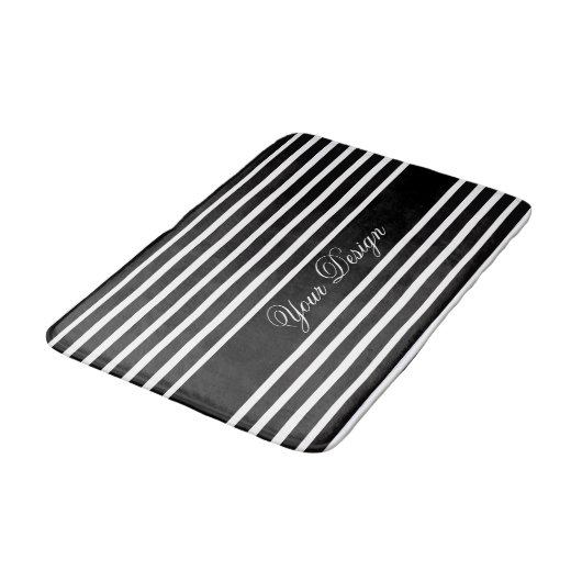 Aangepaste monochrome badmat (Gekanteld)