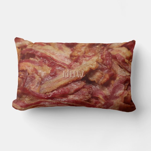 Aangepaste monogram BACON met kussens (Voorkant)