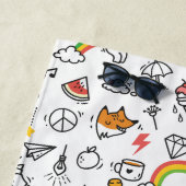 Aangepaste monogram badhanddoek van het Kawaii Pat (In situ)