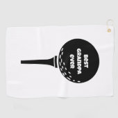 Aangepaste Monogram Beste opa ooit Golfhanddoek (Horizontaal)