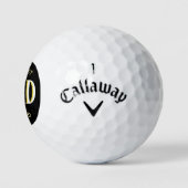 Aangepaste monogram beste vader golfballen (Logo)