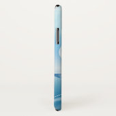 Aangepaste monogram blauwe dolfijn telefoondoosjes Case-Mate iPhone case (Achterkant / rechts)