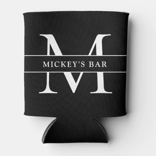 Aangepaste monogram blikjeskoeler (Voorkant)