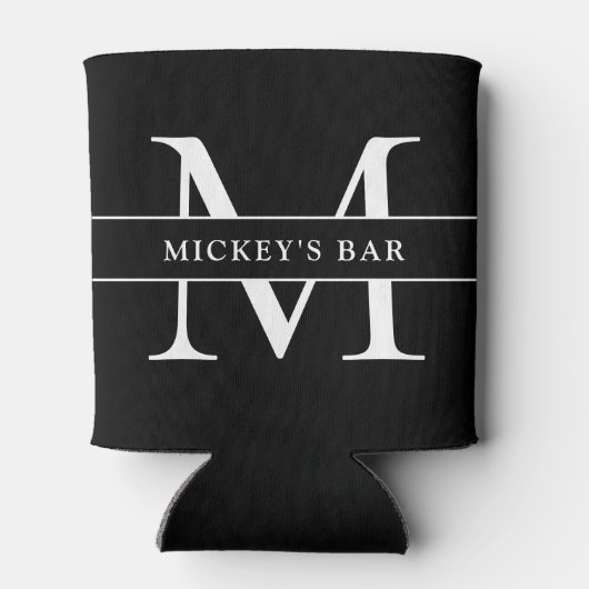 Aangepaste monogram blikjeskoeler (Achterkant)