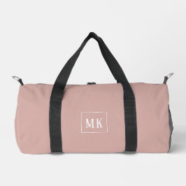 Aangepaste monogram, blush roze overal plunjezak