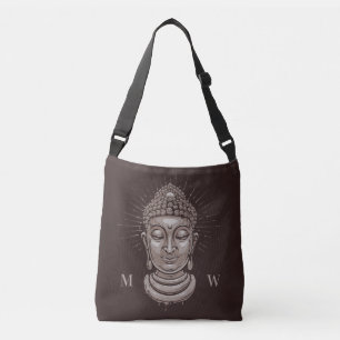 Aangepaste monogram Boeddha-tassen Crossbody Tas