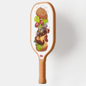 Aangepaste monogram brander pickleball paddle (Links)