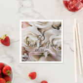 Aangepaste monogram bruidebruinbruidebruidebruinna servet (Insitu)