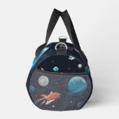 Aangepaste Monogram Buiten Space Shuttle Moon Star Plunjezak (Rechts)