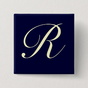 Aangepaste monogram Button