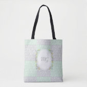 Aangepaste monogram Canvas tas (Voorkant)