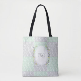 Aangepaste monogram Canvas tas