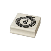 Aangepaste monogram Celtic Style Ouroboros Rubberstempel (Stempel)