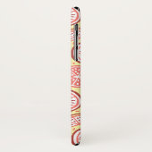 Aangepaste monogram Citrus Pattern-gevallen Case-Mate iPhone Case (Achterkant/links)