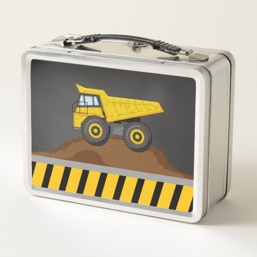 Aangepaste monogram constructiedronk Vrachtwagen (Achterkant)