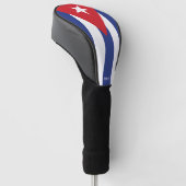 Aangepaste monogram Cuba vlag Golfheadcover (Schuin)