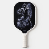 Aangepaste Monogram Dansen Paar Pickleball Paddle (Voorkant)