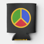 Aangepaste monogram drink koelers voor kleurrijke blikjeskoeler (Voorkant)