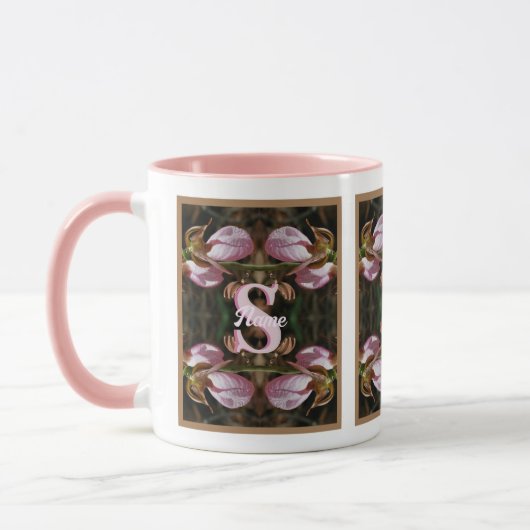 Aangepaste monogram eerste letter naam Dames Panto Mok (Links)