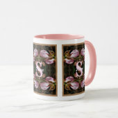 Aangepaste monogram eerste letter naam Dames Panto Mok (Voorkant rechts)