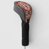 Aangepaste monogram eerste letter naam madelief bl golfheadcover (Schuin)