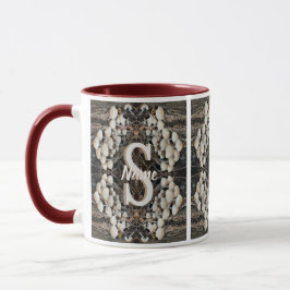 Aangepaste monogram eerste letter naam wilde padde mok