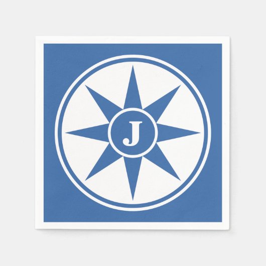 Aangepaste monogram- en inlegluiers voor kleurenpa servetten (Voorkant)