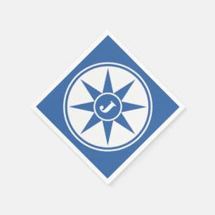 Aangepaste monogram- en inlegluiers voor kleurenpa servetten