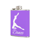 Aangepaste monogram- en kleurenkolf DANCE Heupfles (Links)