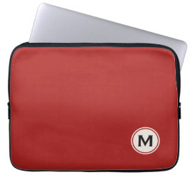 Aangepaste monogram- en kleurenlaptophoezen laptop sleeve