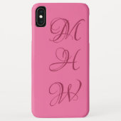 Aangepaste monogram- en kleurentelefoongevallen Case-Mate iPhone case (Achterkant)