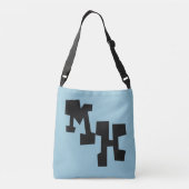 Aangepaste monogram- en kleurenzakken crossbody tas (Achterkant)