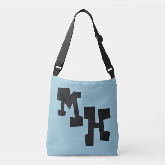 Aangepaste monogram- en kleurenzakken crossbody tas (Voorkant)