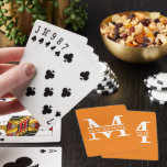 Aangepaste monogram en naam pokerkaarten<br><div class="desc">DIY Maak uw eigen gepersonaliseerde speelkaarten van Ricaso - verander de tekst - voeg uw eigen monogrammed detail en jouw naam toe aan deze kaarten. verkrijgbaar in een groot aantal kaartstijlen,  waaronder poker,  tarot en meer.</div>