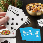 Aangepaste monogram en naam pokerkaarten<br><div class="desc">DIY Maak uw eigen gepersonaliseerde speelkaarten van Ricaso - verander de tekst - voeg uw eigen monogrammed detail en jouw naam toe aan deze kaarten. verkrijgbaar in een groot aantal kaartstijlen,  waaronder poker,  tarot en meer.</div>
