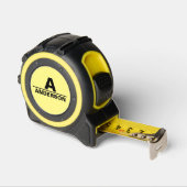 Aangepaste monogram en naam rolmaat (Hoek)