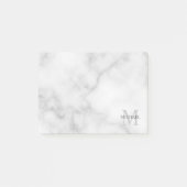 Aangepaste monogram- en naamakerij post-it® notes (Voorkant)