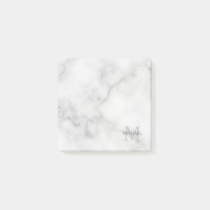 Aangepaste monogram- en naamakerij post-it® notes