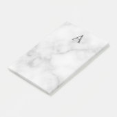 Aangepaste monogram en naamnotities post-it® notes (Schuin)