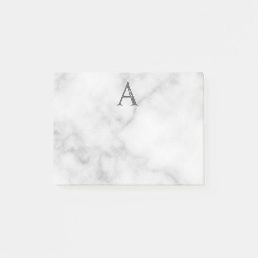 Aangepaste monogram en naamnotities post-it® notes (Voorkant)