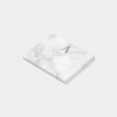 Aangepaste monogram en naamnotities post-it® notes (Schuin)