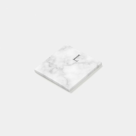 Aangepaste monogram en naamnotities post-it® notes (Schuin)