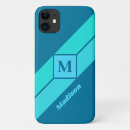 Aangepaste monogram- en naamtelefoongevallen Case-Mate iPhone case