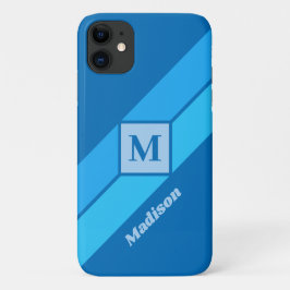 Aangepaste monogram- en naamtelefoongevallen Case-Mate iPhone case