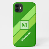 Aangepaste monogram- en naamtelefoongevallen Case-Mate iPhone case (Achterkant)