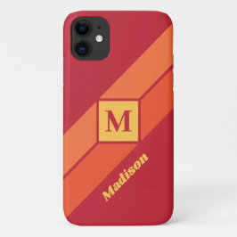 Aangepaste monogram- en naamtelefoongevallen Case-Mate iPhone case