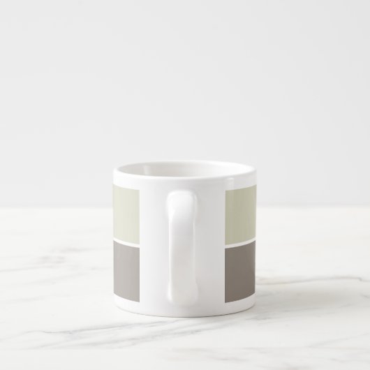 Aangepaste monogram Espresso Cup Kop (Achterkant)