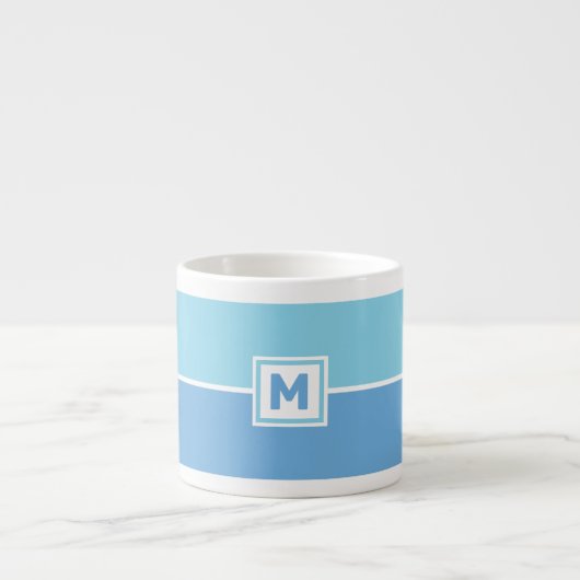 Aangepaste monogram Espresso Cup Kop (Voorkant)